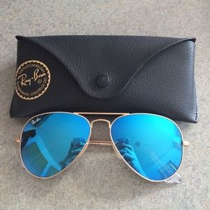 Blue authentic Rayban